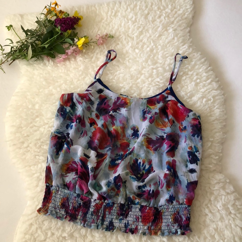 Floral watercolor tank 🌸